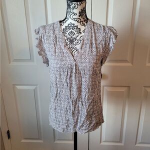 Marina Luna Floral diamond top